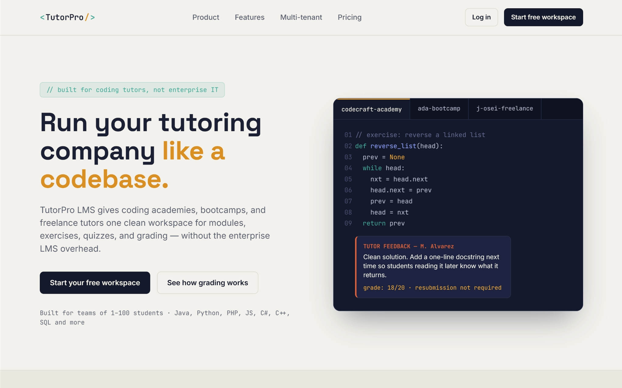 TutorPro - Souitro project